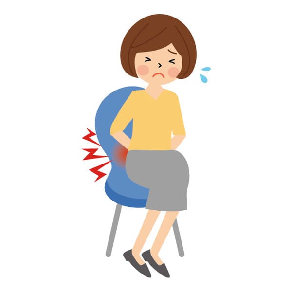 腰痛のイラスト